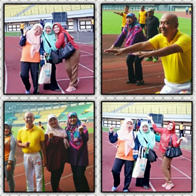 Senam Sparco Stadion Patriot Candrabaga Bersama Wali Kota Bekasi