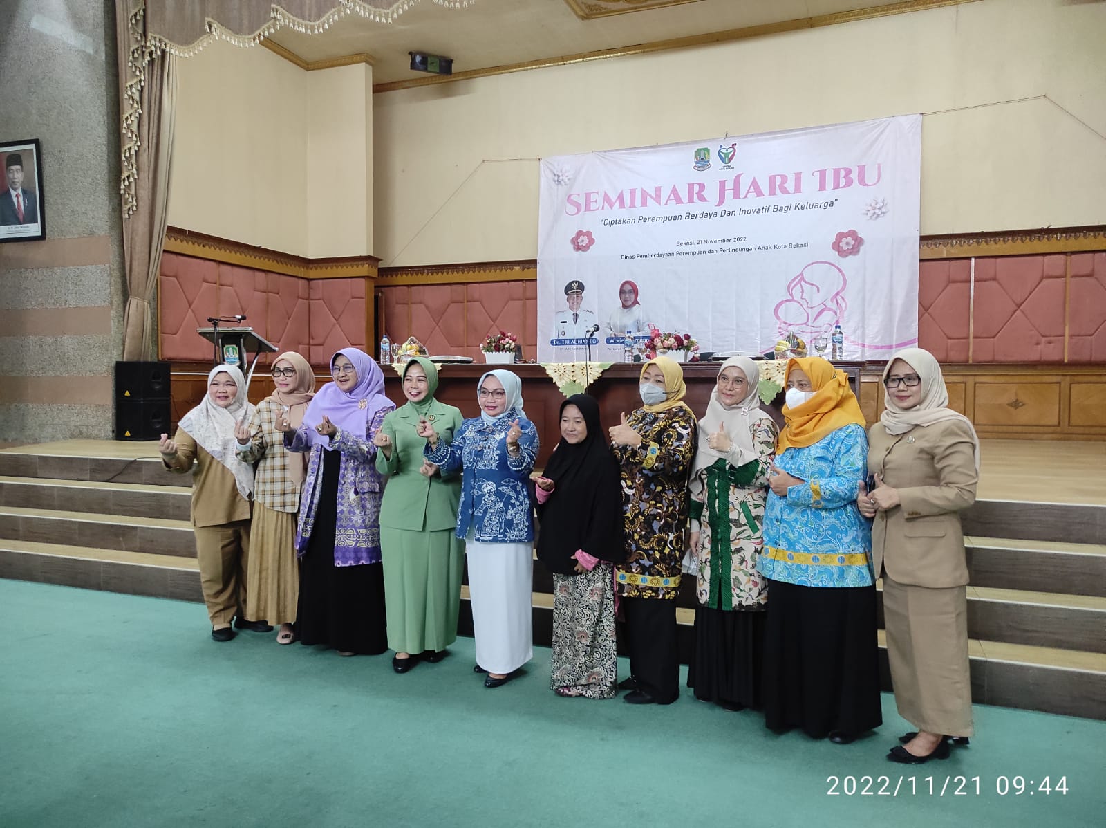 Seminar  Hari Ibu Bersama Ibu Plt Wali Kota Bekasi ... 