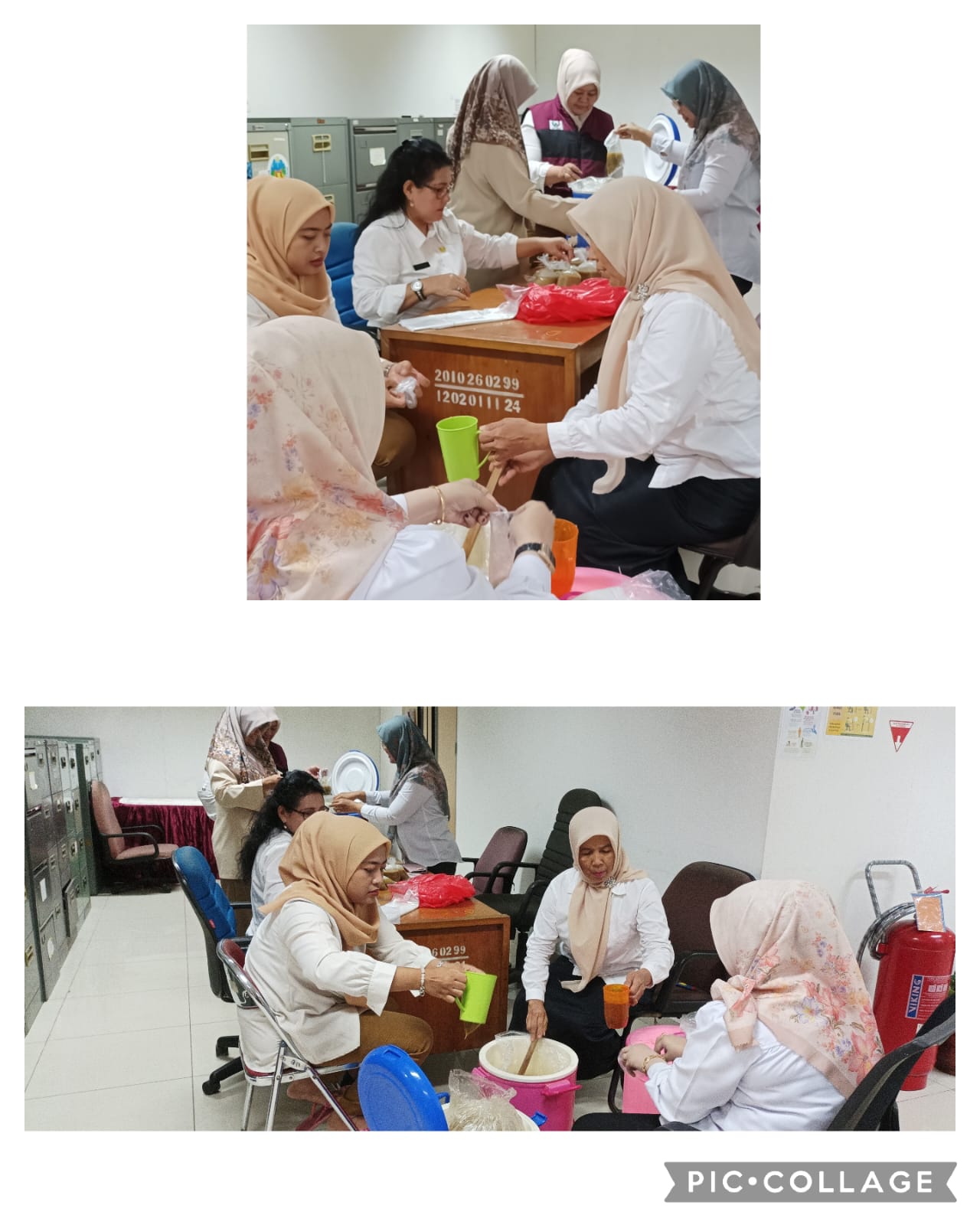 Tim Dpppa Mempersiapkan Bubur Kacang Hijau Untuk Dikirimkan Ke Posko Korban Bencana Banjir Di Kota B ... 