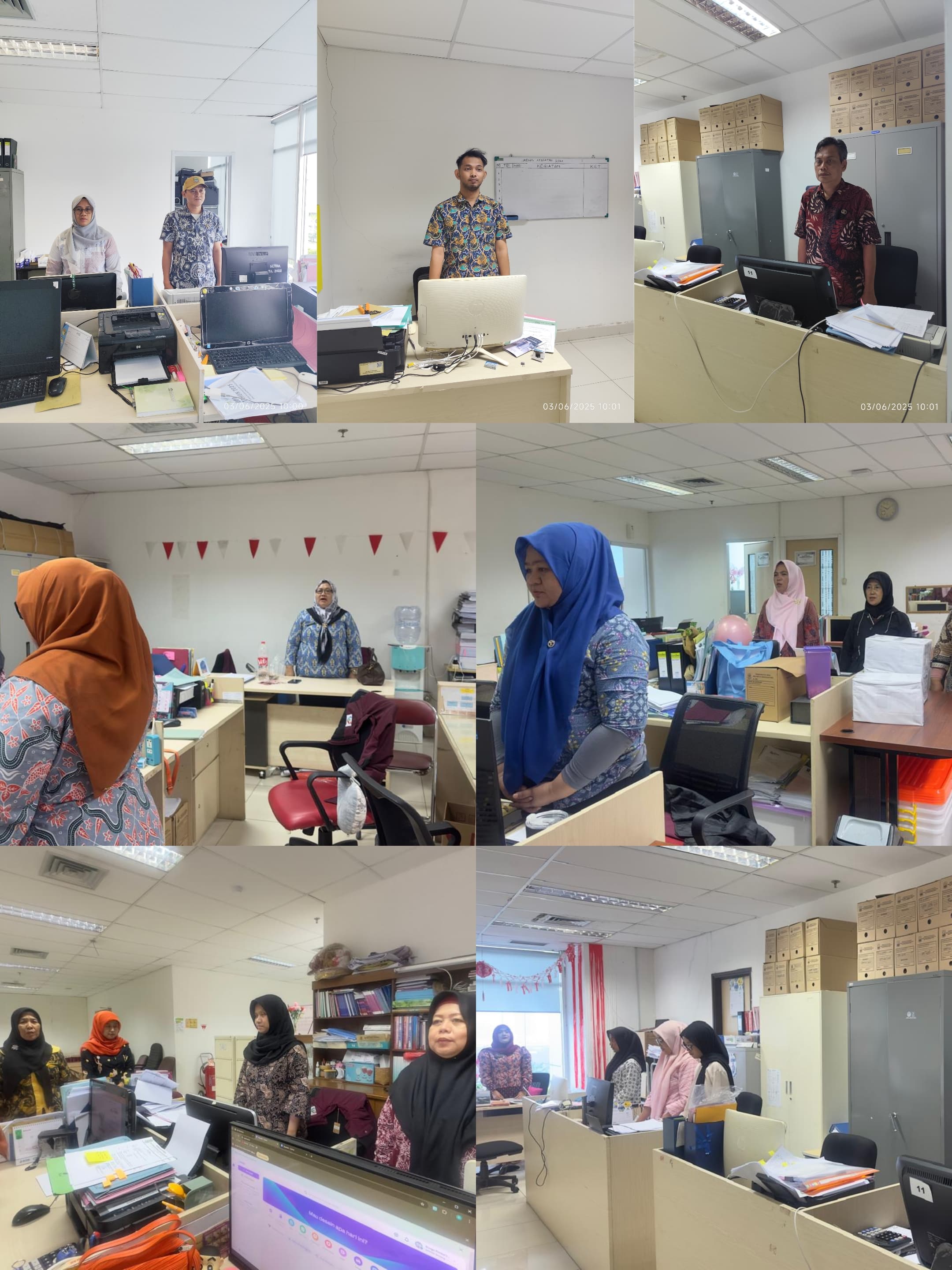 Aparatur Dpppa Mendengarkan  Dan Menyanyikan Lagu Kebangsaan Indonesia Raya ... 