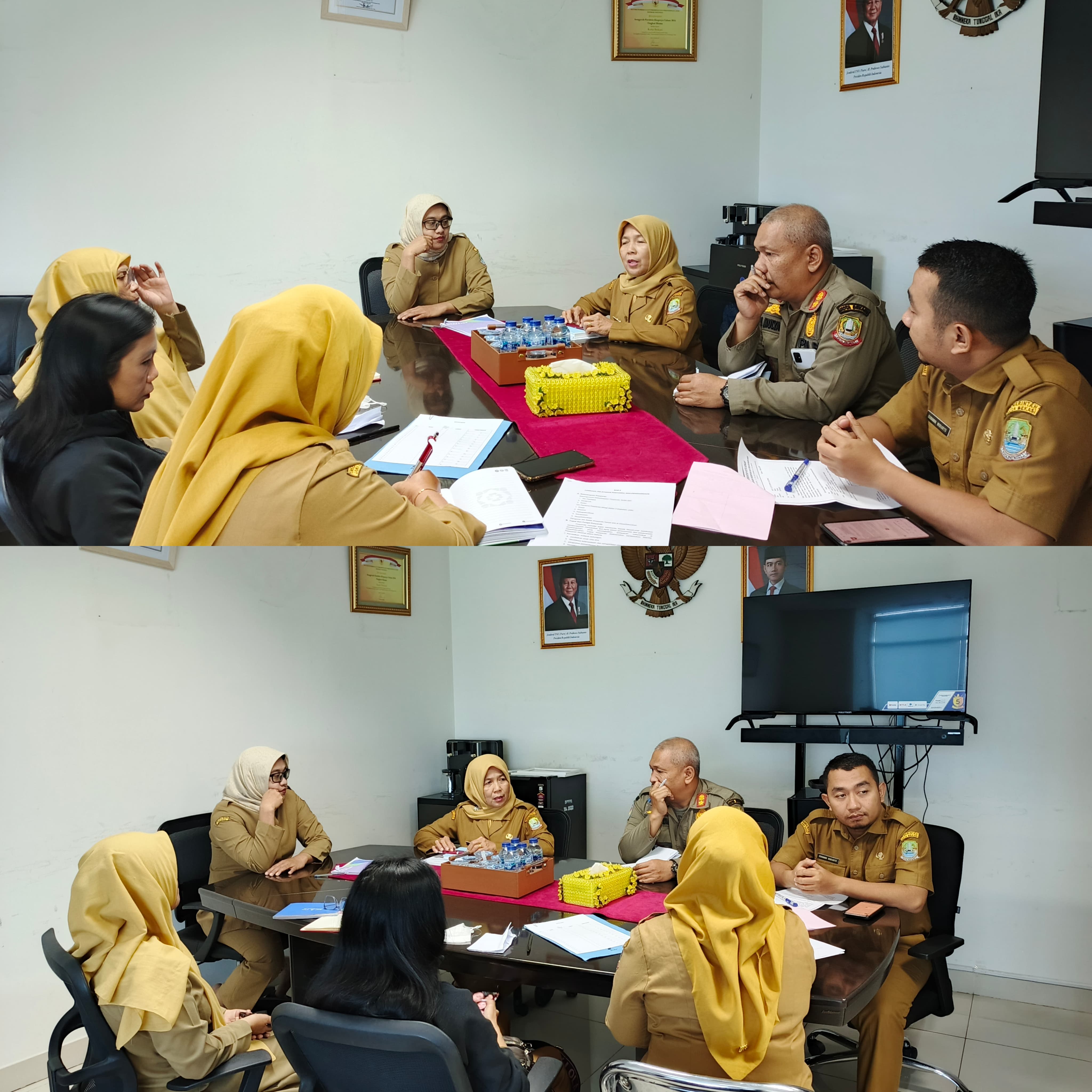 Rapat Terkait Penataan Standar Pelayanan Minimal Pada Posyandu ... 
