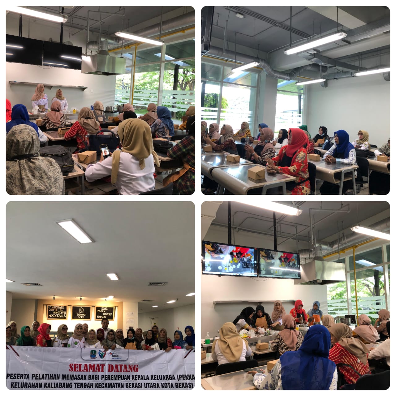 Pelatihan  Membuat Kue, Unk   Pekka  (perempusn Kepala Keluarga) Kelurahan Kali Abang Tenggah ... 